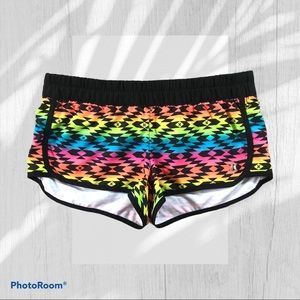 Hurley Phantom Rainbow Colorful Swim Shorts Medium